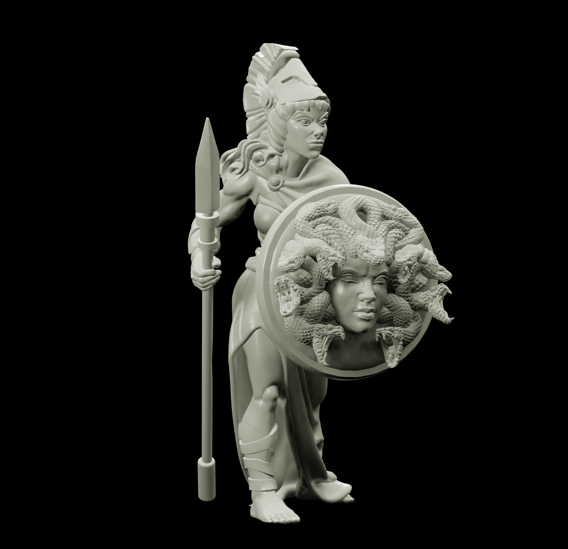 3D Printed Bestiary Vol. 4 Nafarrate - Athena 32mm Ragnarok D&D - 3D Printing Boss 