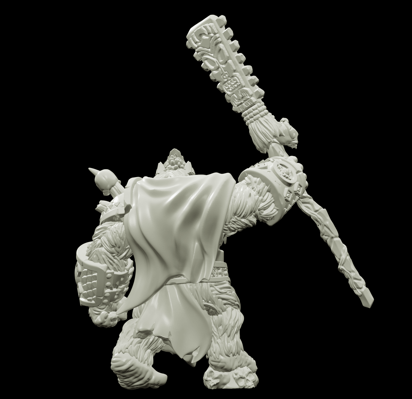 3D Printed Bestiary Vol. 4 Nafarrate - Banzai Gorilla King 32mm Ragnarok D&D - 3D Printing Boss 