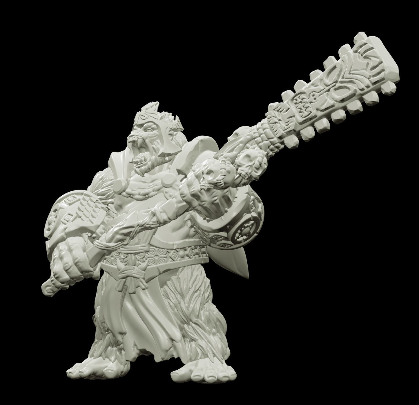 3D Printed Bestiary Vol. 4 Nafarrate - Banzai Gorilla King 32mm Ragnarok D&D - 3D Printing Boss 