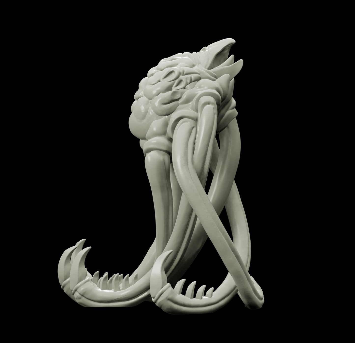 3D Printed Bestiary Vol. 4 Nafarrate - Brain Abomination 32mm Ragnarok D&D - 3D Printing Boss 