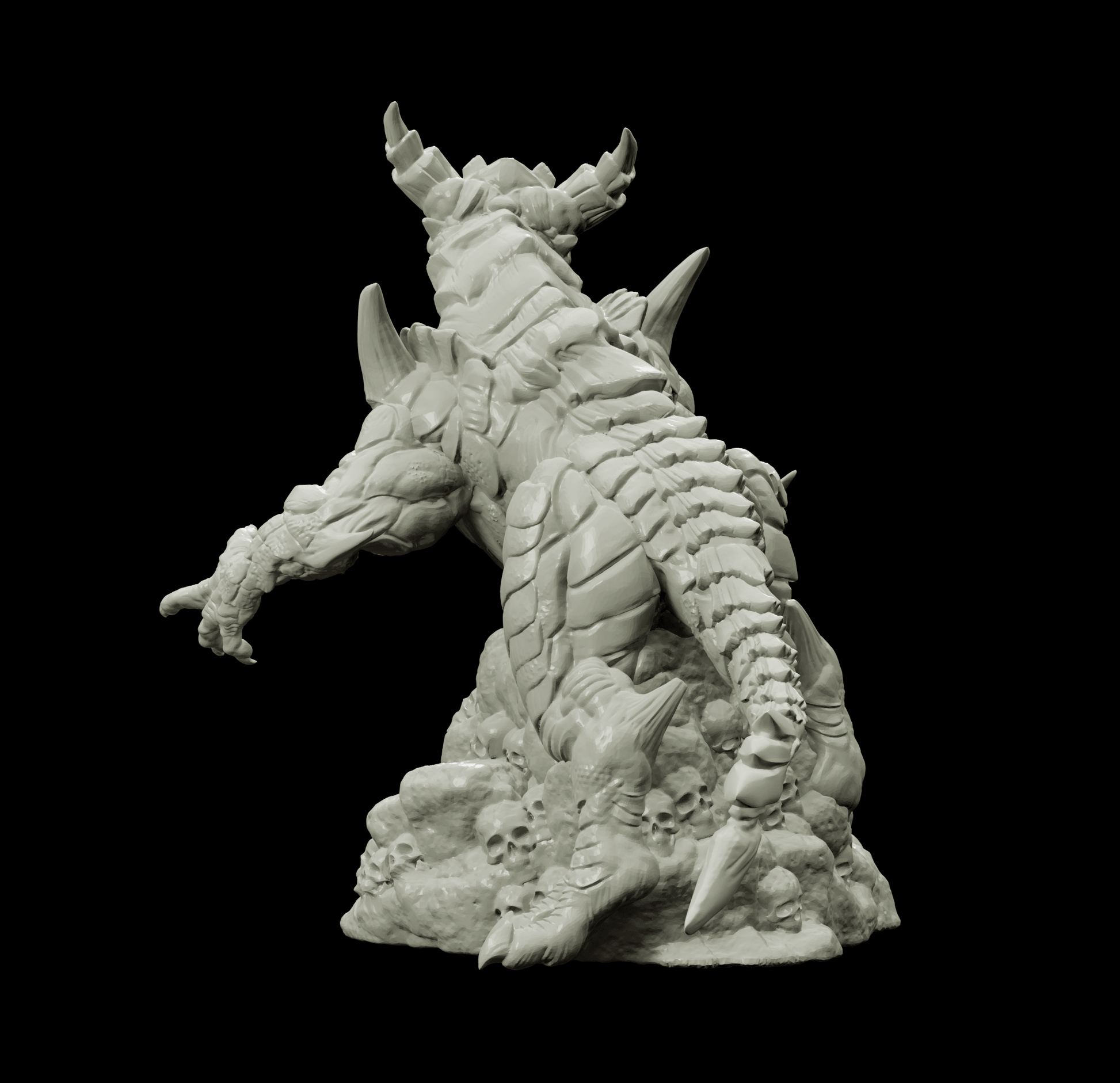 3D Printed Bestiary Vol. 4 Nafarrate - Cidraen Thunder Dragon 32mm Ragnarok D&D - 3D Printing Boss 