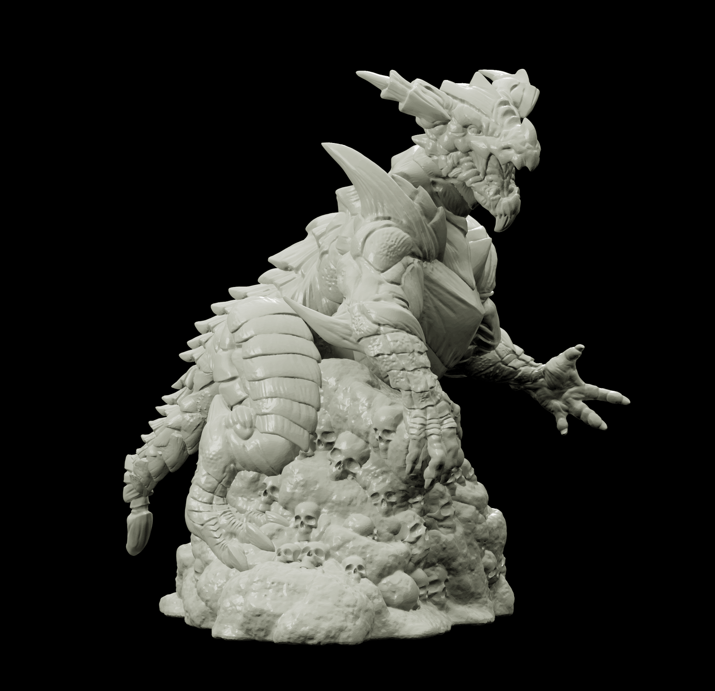3D Printed Bestiary Vol. 4 Nafarrate - Cidraen Thunder Dragon 32mm Ragnarok D&D - 3D Printing Boss 