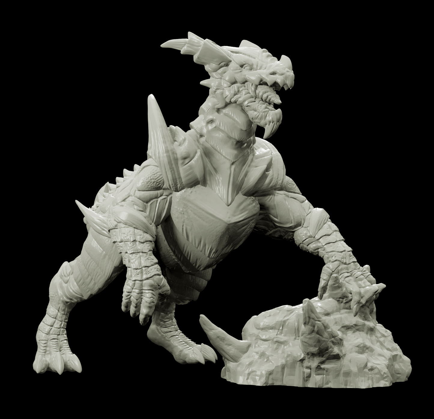 3D Printed Bestiary Vol. 4 Nafarrate - Cidraen Thunder Dragon 32mm Ragnarok D&D - 3D Printing Boss 
