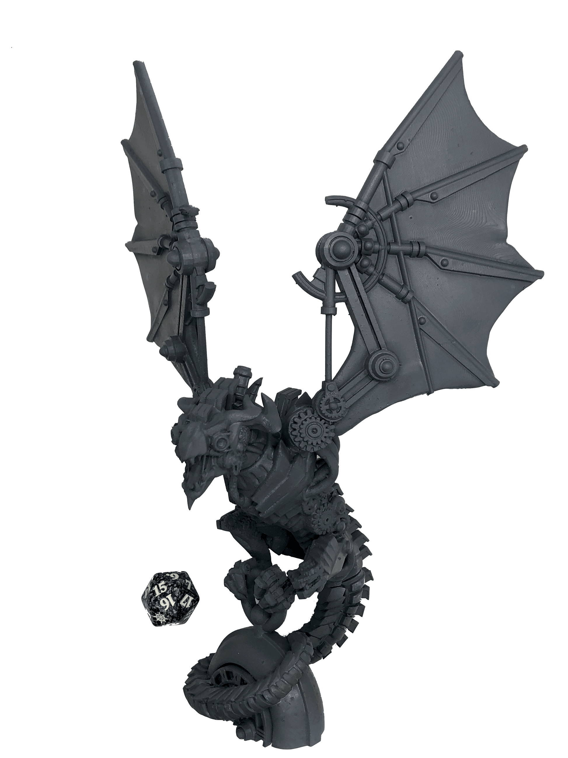3D Printed Bestiary Vol. 4 Nafarrate - Clockwork Dragon 32mm Ragnarok D&D - 3D Printing Boss 