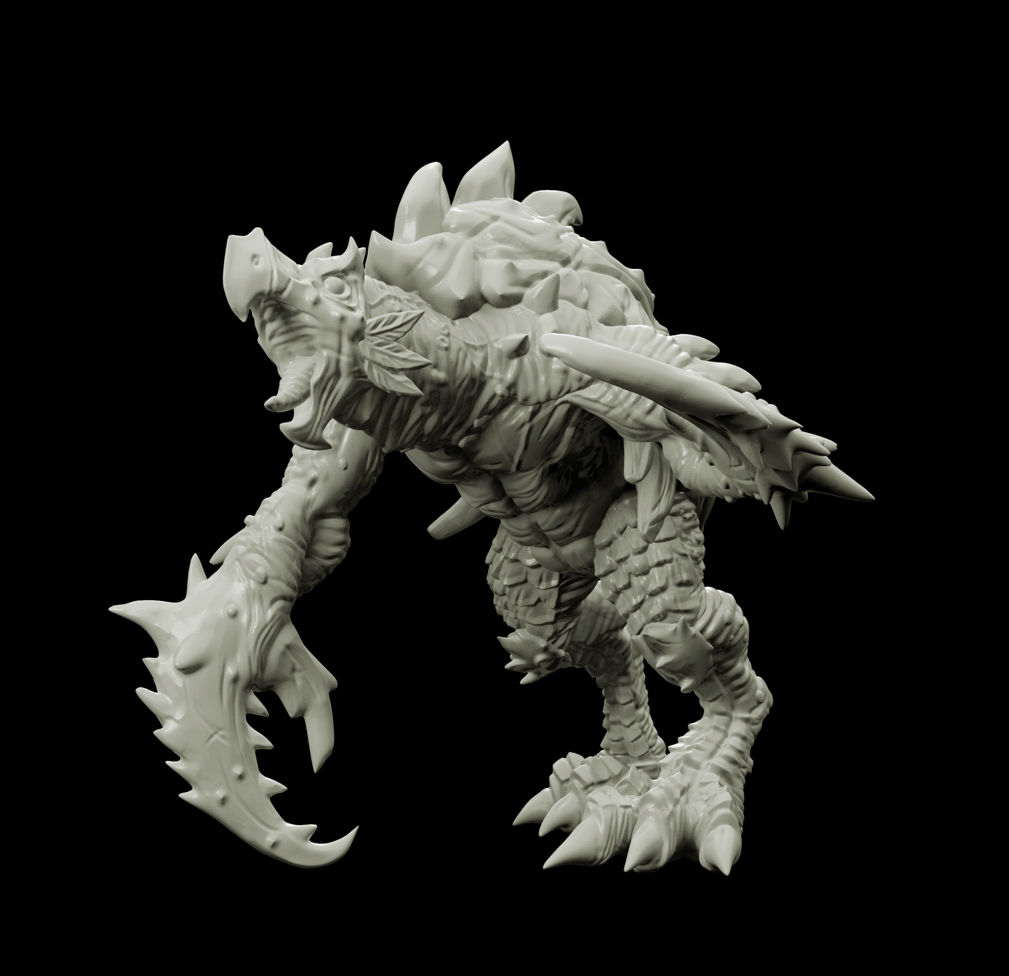 3D Printed Bestiary Vol. 4 Nafarrate - Corvolture Beast 32mm Ragnarok D&D - 3D Printing Boss 