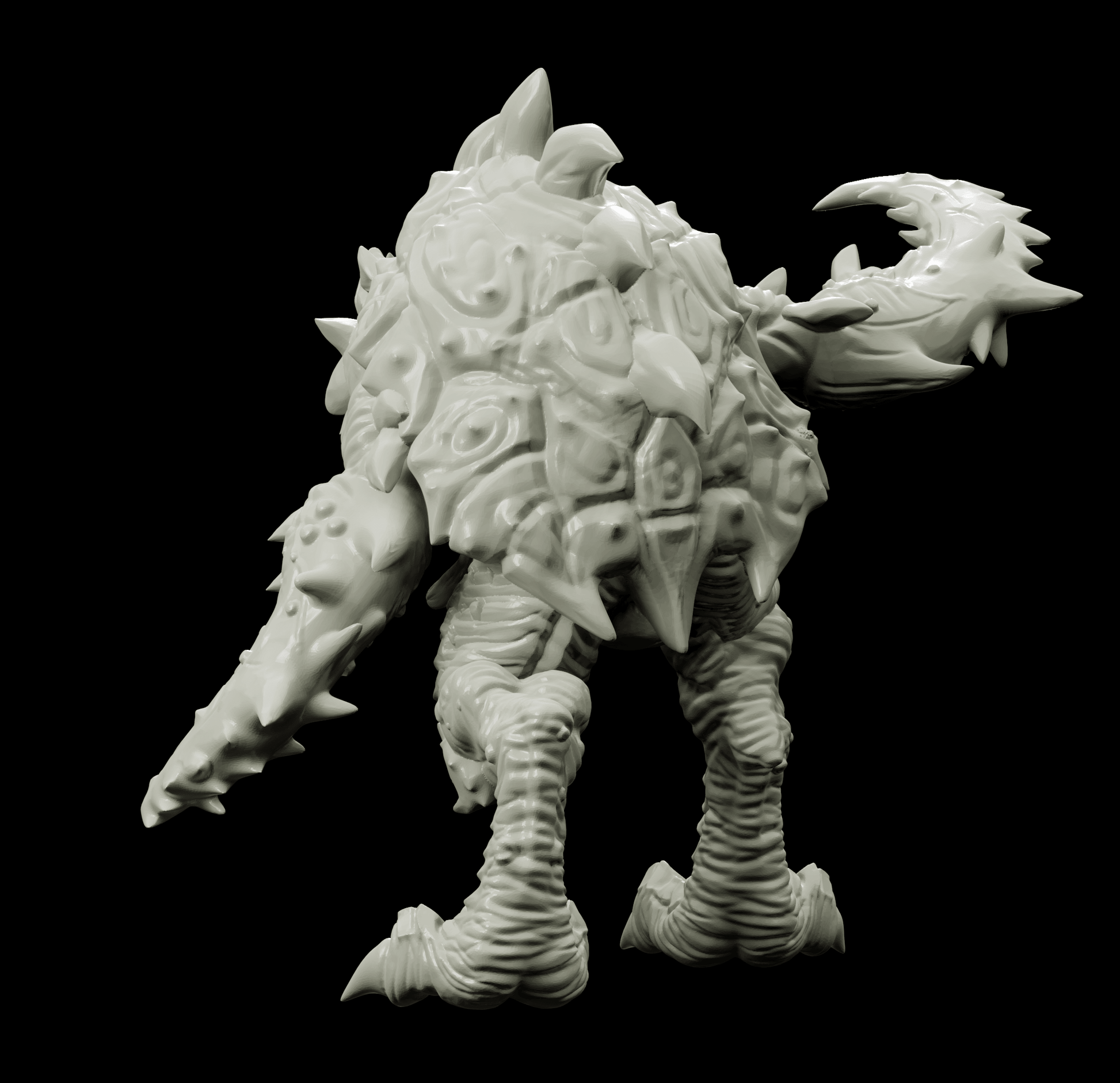 3D Printed Bestiary Vol. 4 Nafarrate - Corvolture Beast 32mm Ragnarok D&D - 3D Printing Boss 