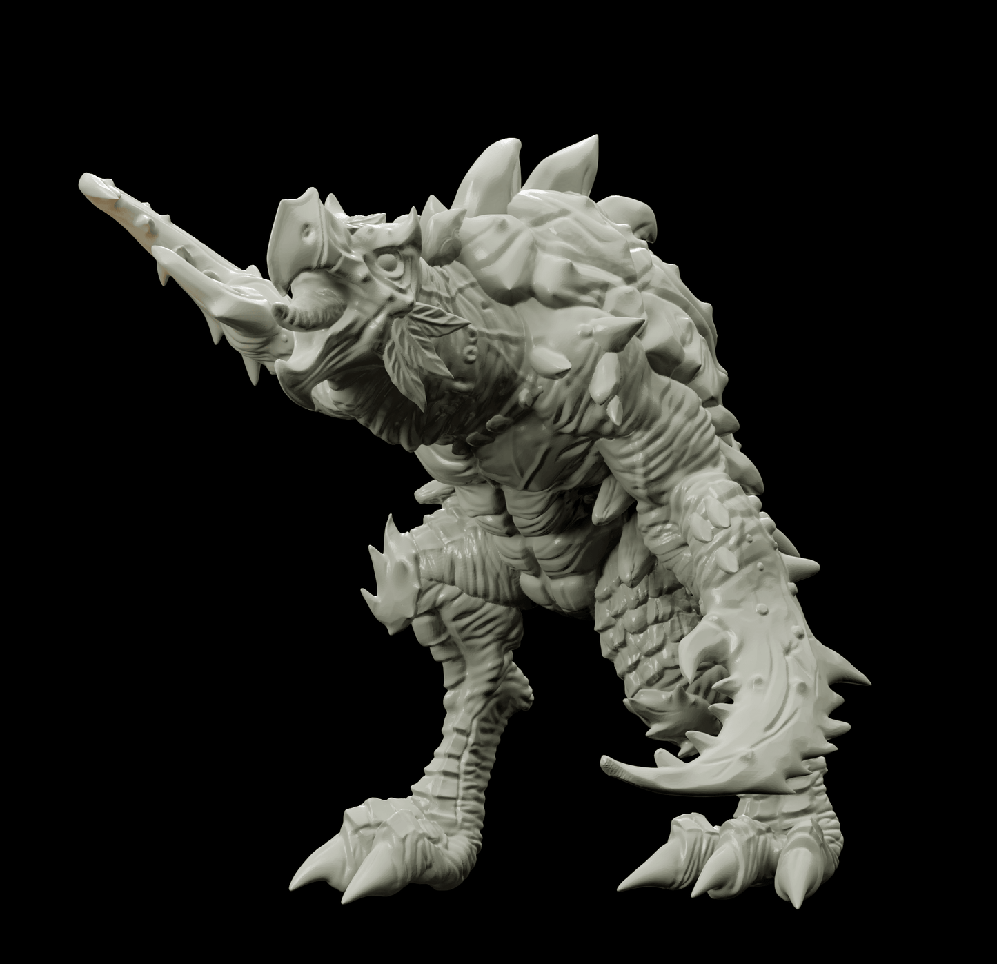 3D Printed Bestiary Vol. 4 Nafarrate - Corvolture Beast 32mm Ragnarok D&D - 3D Printing Boss 