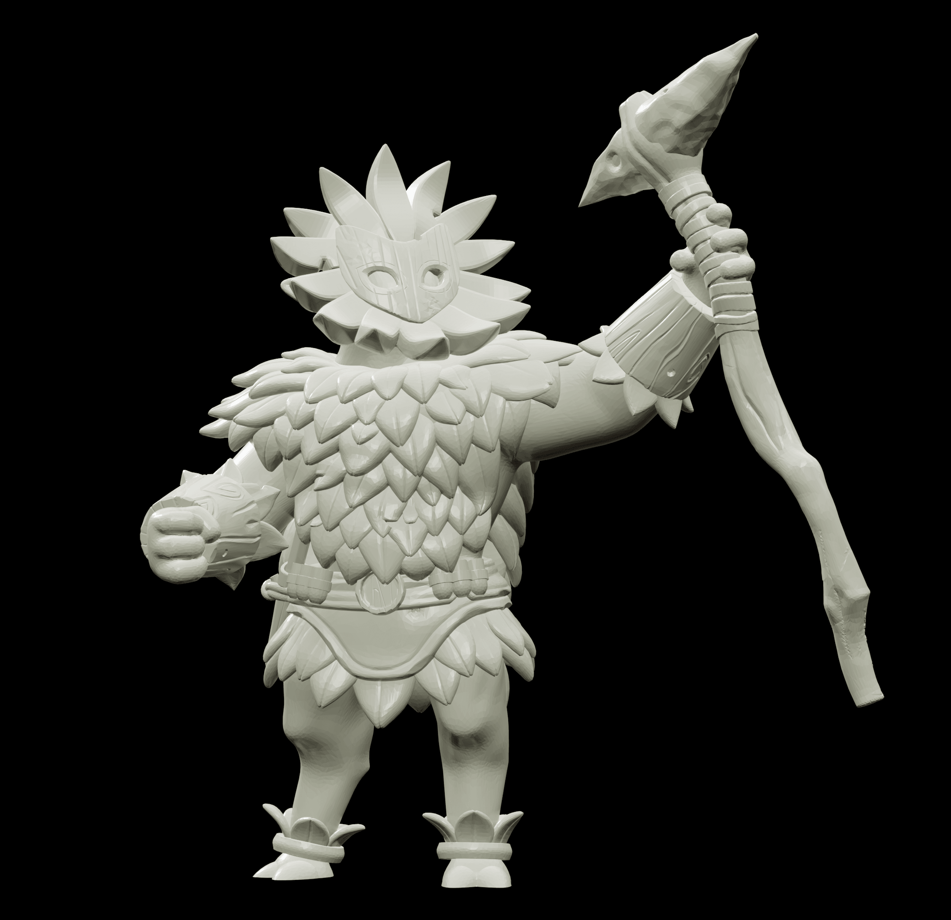3D Printed Bestiary Vol. 4 Nafarrate - Forrest Spirit Minions 32mm Ragnarok D&D - 3D Printing Boss 