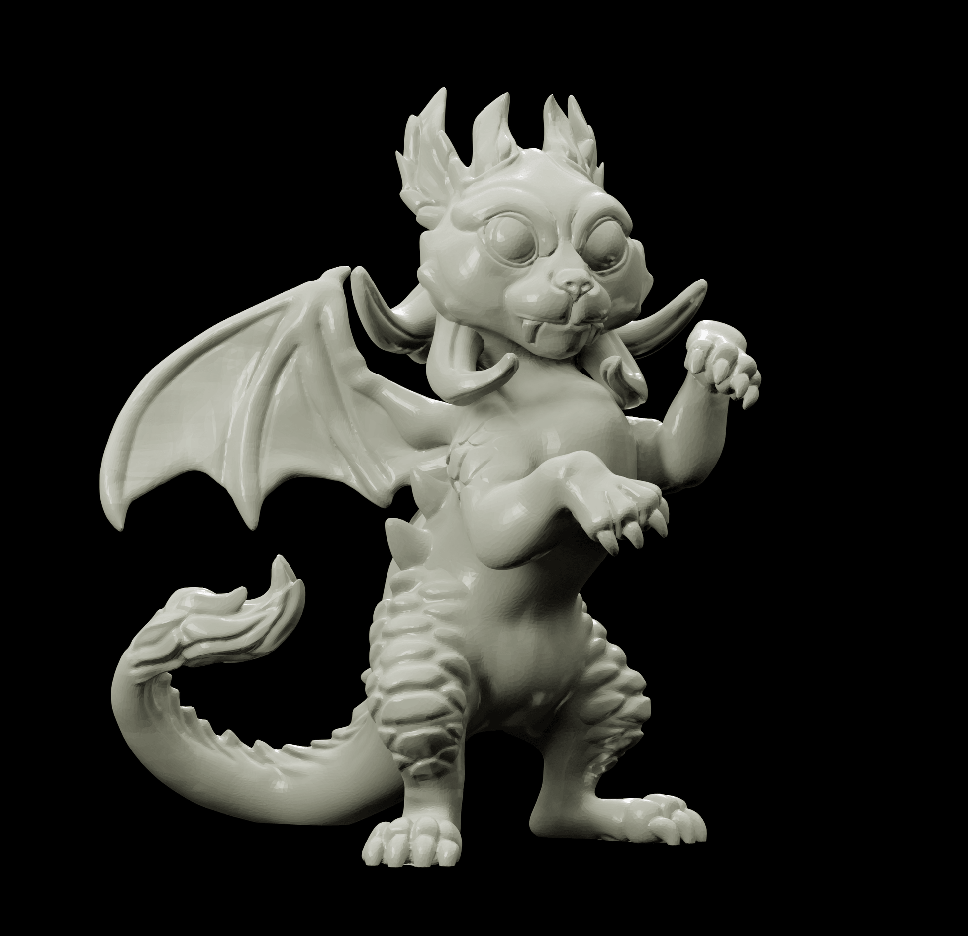 3D Printed Bestiary Vol. 4 Nafarrate - Fowur Draconic Ancestry 32mm Ragnarok D&D - 3D Printing Boss 