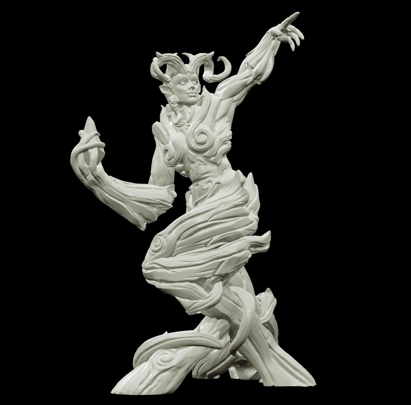 3D Printed Bestiary Vol. 4 Nafarrate - Gaia 32mm Ragnarok D&D - 3D Printing Boss 