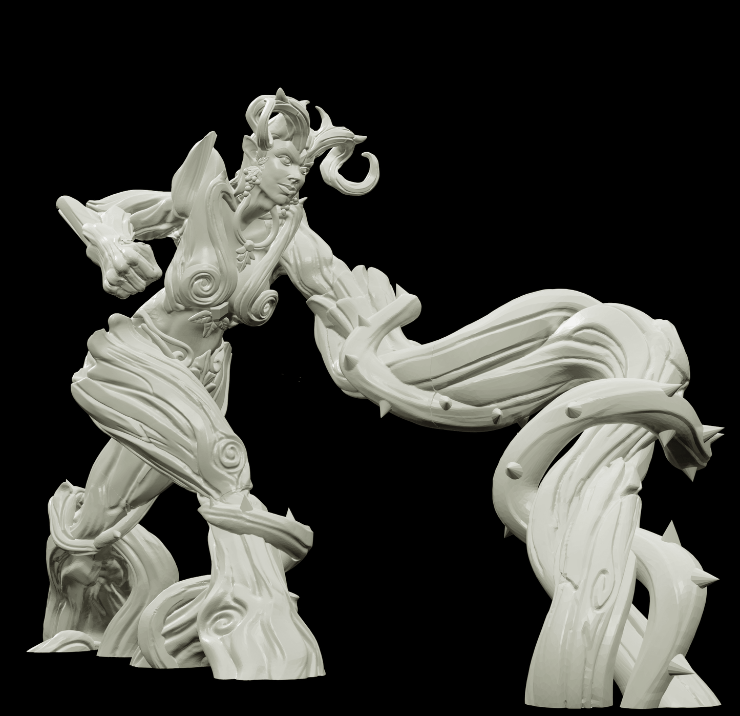 3D Printed Bestiary Vol. 4 Nafarrate - Gaia 32mm Ragnarok D&D - 3D Printing Boss 
