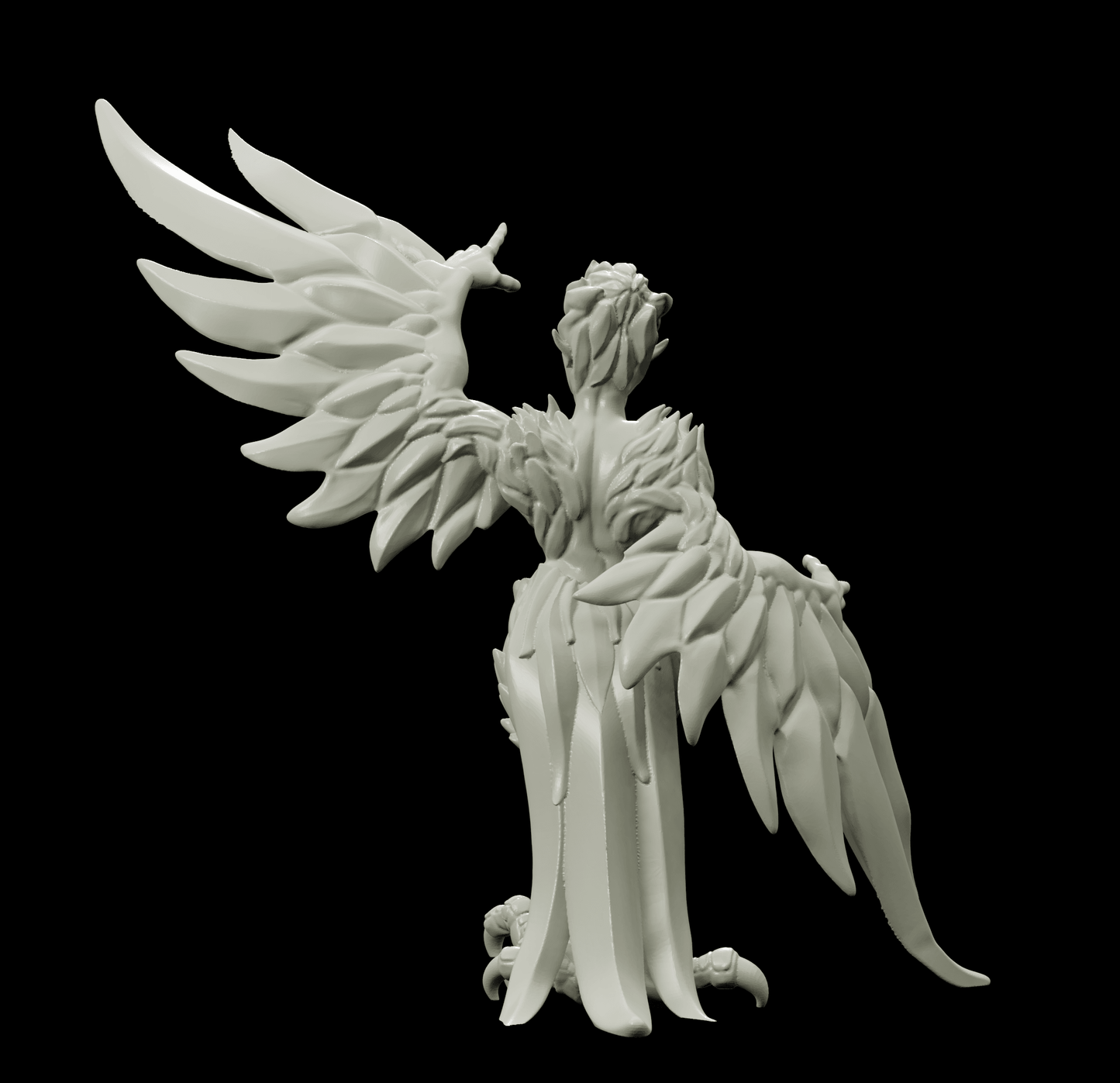 3D Printed Bestiary Vol. 4 Nafarrate - Harpy 32mm Ragnarok D&D - 3D Printing Boss 
