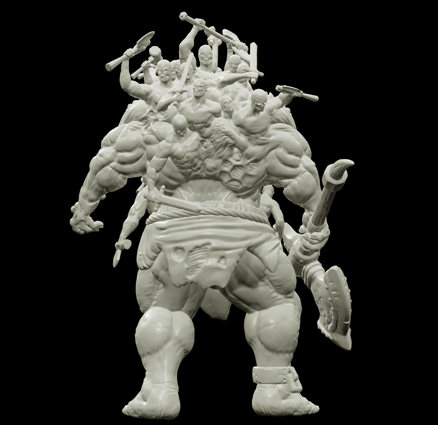 3D Printed Bestiary Vol. 4 Nafarrate - Hecatoncheires Giant 32mm Ragnarok D&D - 3D Printing Boss 