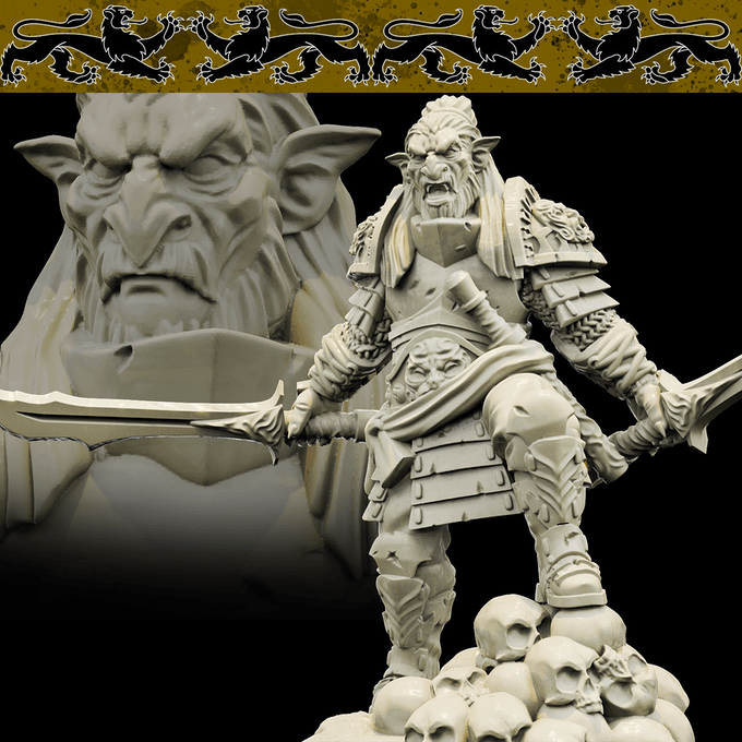 3D Printed Bestiary Vol. 4 Nafarrate - Hobgoblin 32mm Ragnarok D&D - 3D Printing Boss 