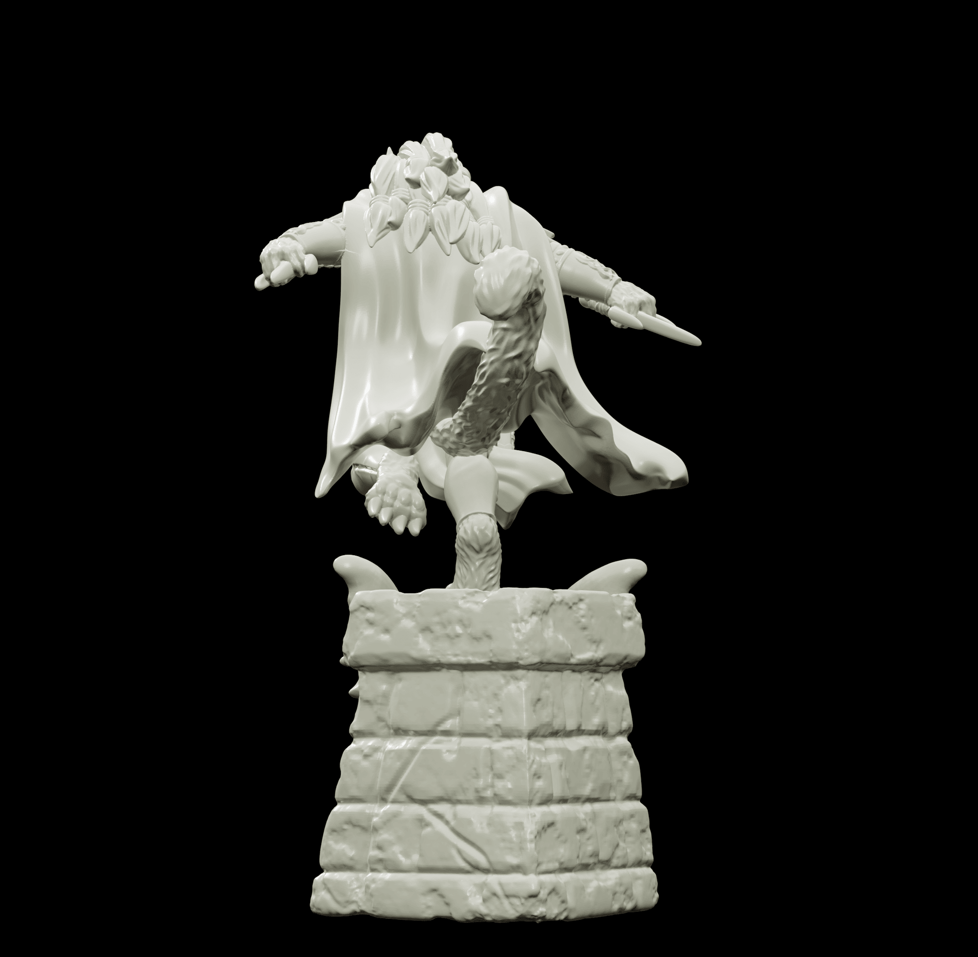 3D Printed Bestiary Vol. 4 Nafarrate - Ishu Tigress 32mm Ragnarok D&D - 3D Printing Boss 