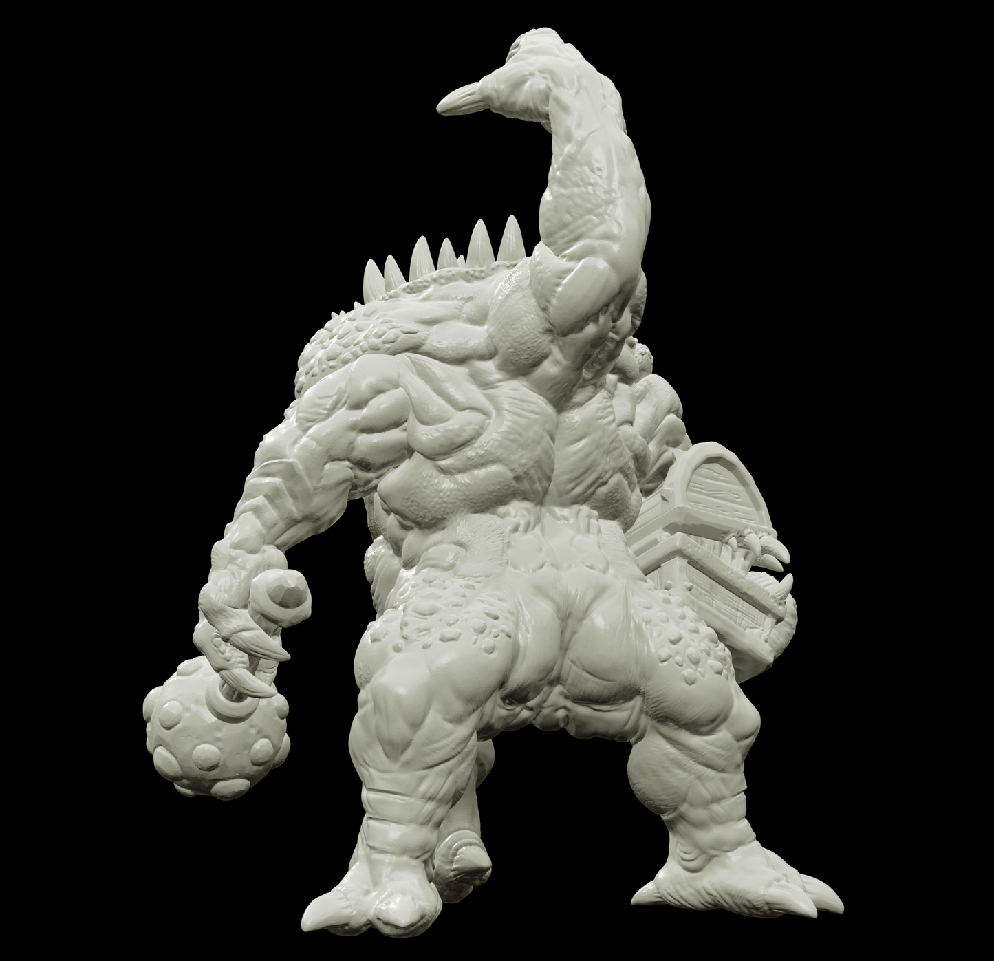 3D Printed Bestiary Vol. 4 Nafarrate - Iutreli Abomination 32mm Ragnarok D&D - 3D Printing Boss 