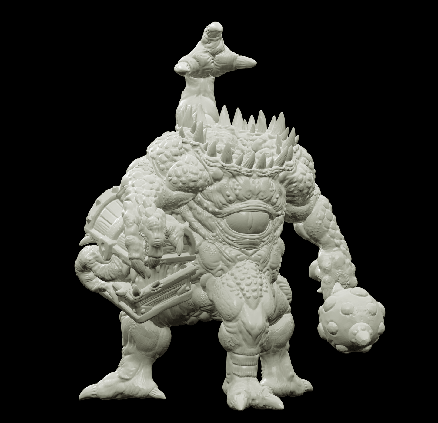 3D Printed Bestiary Vol. 4 Nafarrate - Iutreli Abomination 32mm Ragnarok D&D - 3D Printing Boss 