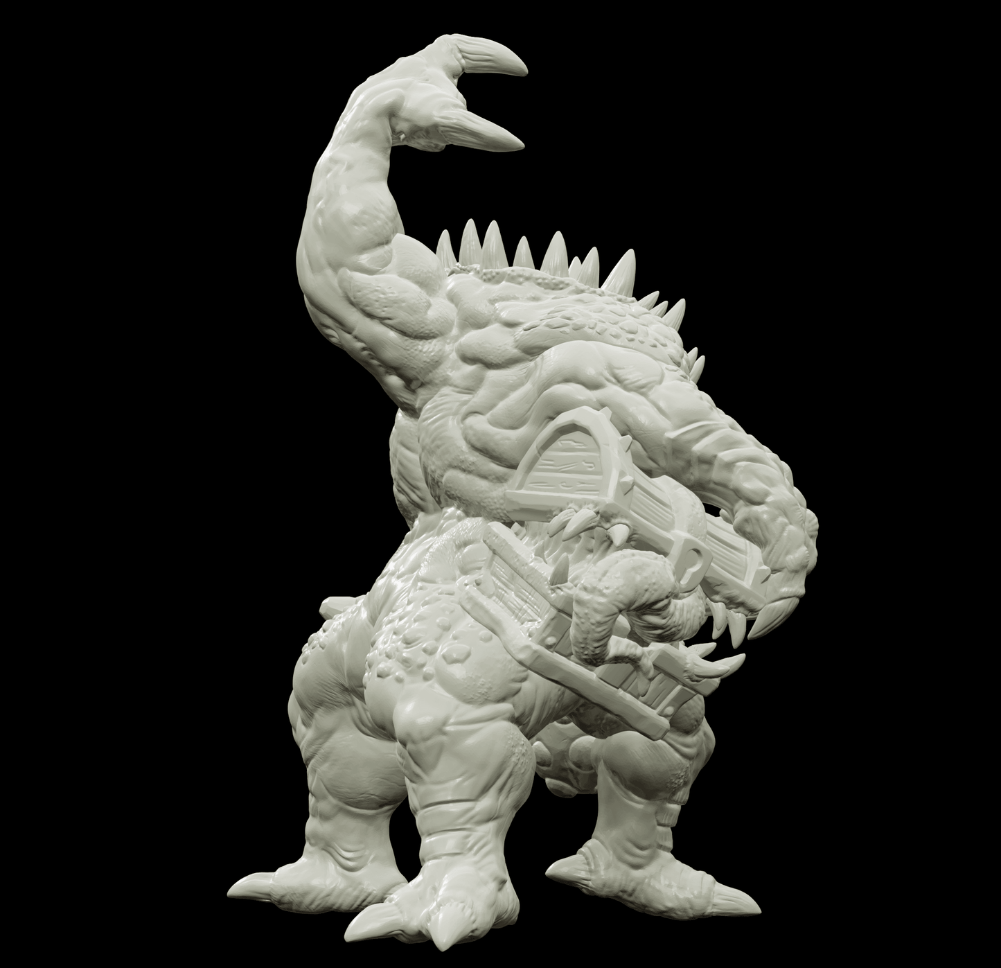 3D Printed Bestiary Vol. 4 Nafarrate - Iutreli Abomination 32mm Ragnarok D&D - 3D Printing Boss 