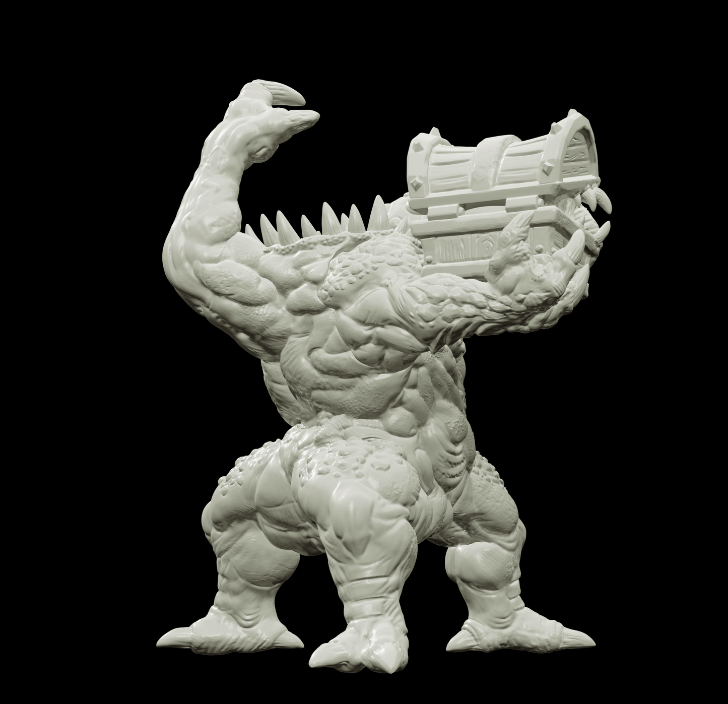 3D Printed Bestiary Vol. 4 Nafarrate - Iutreli Abomination 32mm Ragnarok D&D - 3D Printing Boss 