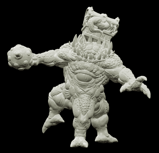 3D Printed Bestiary Vol. 4 Nafarrate - Iutreli Abomination 32mm Ragnarok D&D - 3D Printing Boss 