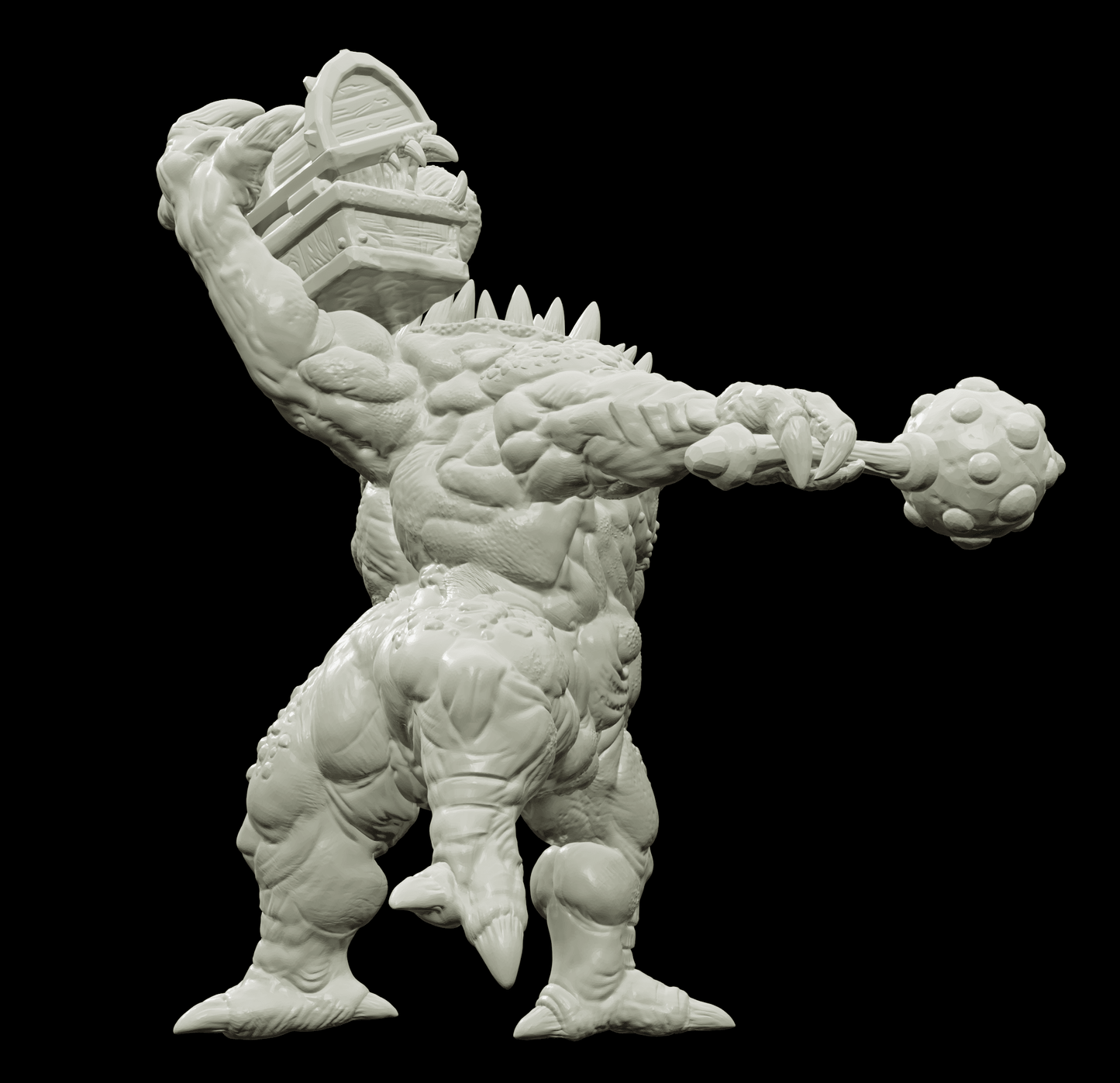 3D Printed Bestiary Vol. 4 Nafarrate - Iutreli Abomination 32mm Ragnarok D&D - 3D Printing Boss 