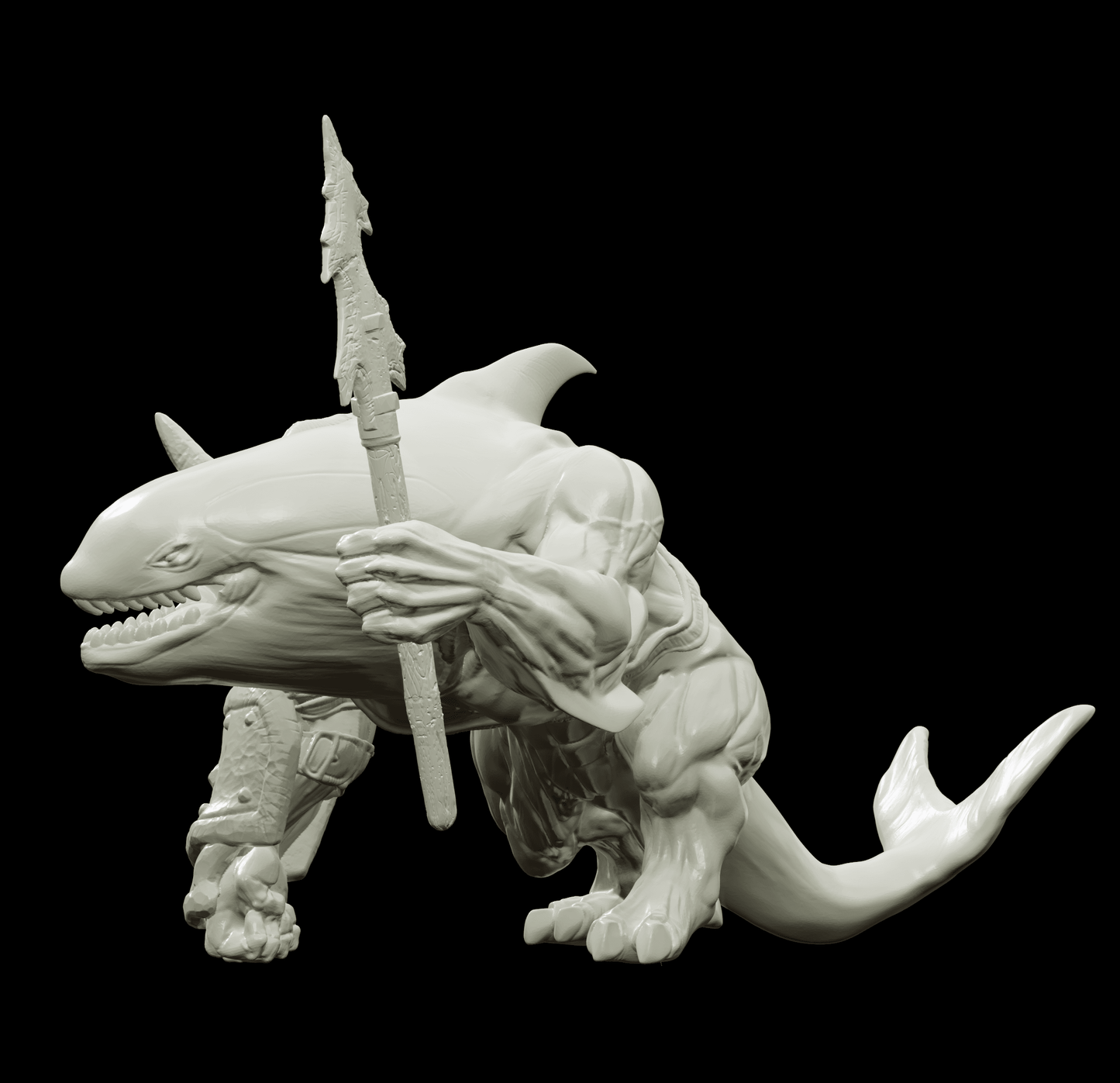 3D Printed Bestiary Vol. 4 Nafarrate - Jikax Killer Whale 32mm Ragnarok D&D - 3D Printing Boss 
