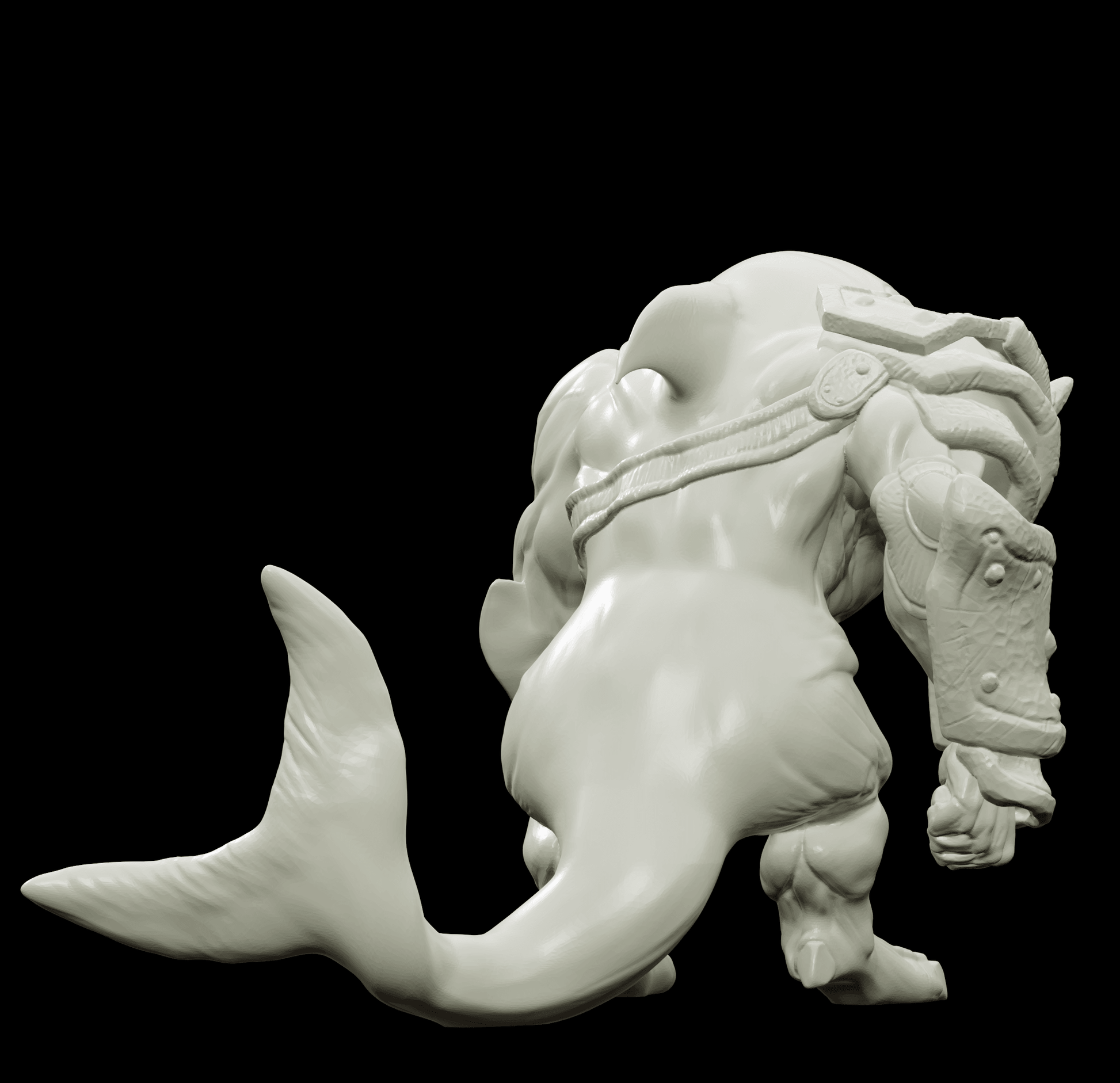 3D Printed Bestiary Vol. 4 Nafarrate - Jikax Killer Whale 32mm Ragnarok D&D - 3D Printing Boss 