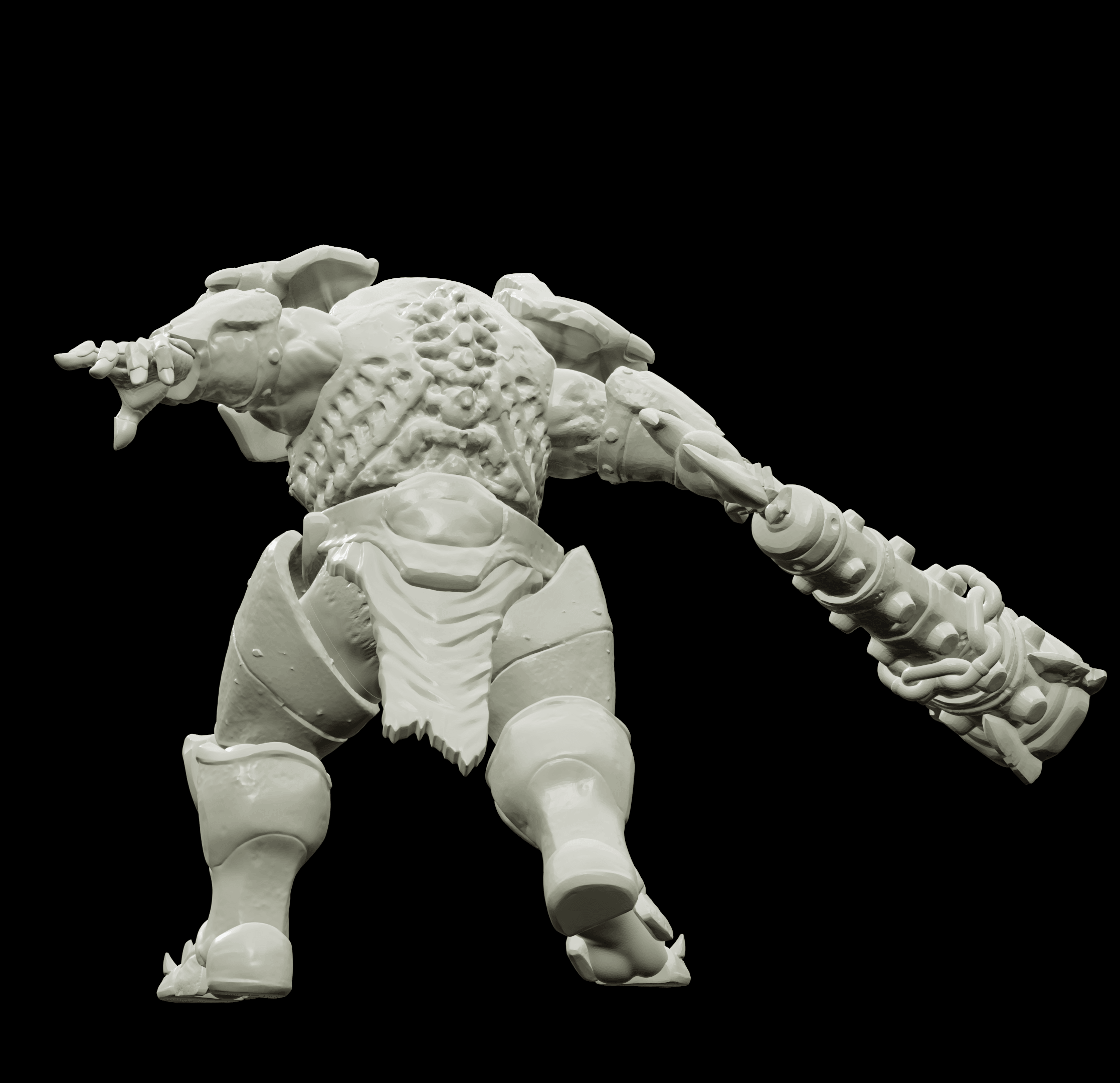 3D Printed Bestiary Vol. 4 Nafarrate - Juggernaut 32mm Ragnarok D&D | D ...