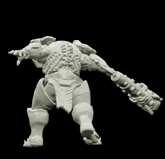 3D Printed Bestiary Vol. 4 Nafarrate - Juggernaut 32mm Ragnarok D&D - 3D Printing Boss 