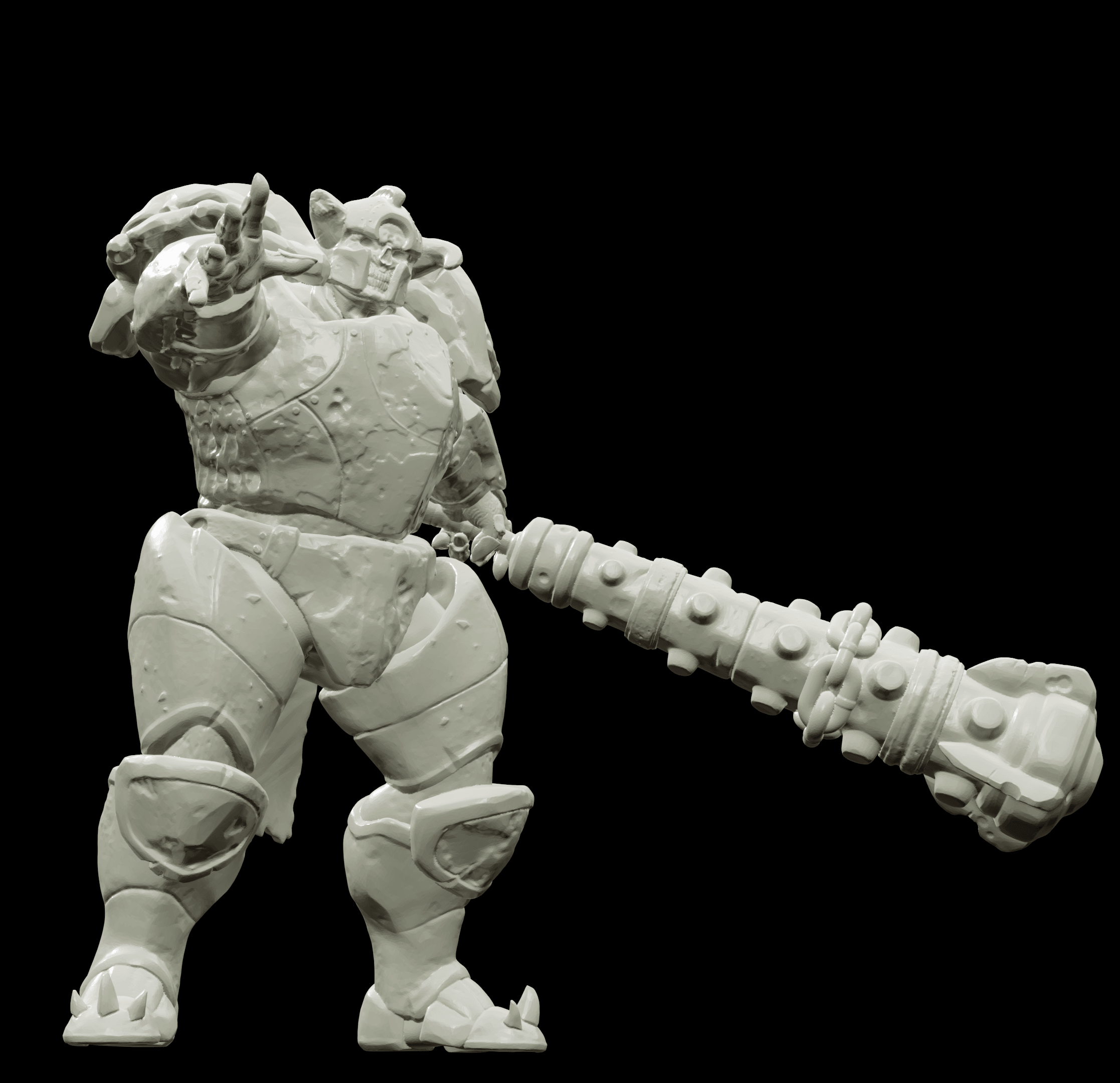 3D Printed Bestiary Vol. 4 Nafarrate - Juggernaut 32mm Ragnarok D&D | D ...