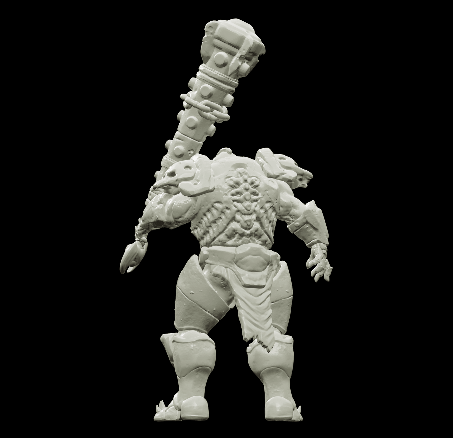 3D Printed Bestiary Vol. 4 Nafarrate - Juggernaut 32mm Ragnarok D&D - 3D Printing Boss 