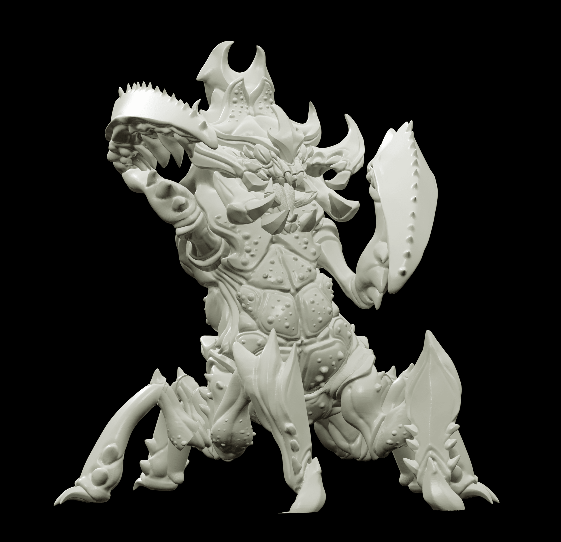 3D Printed Bestiary Vol. 4 Nafarrate - Khepri Demon Fiend 32mm Ragnarok D&D - 3D Printing Boss 