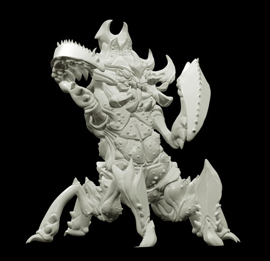 3D Printed Bestiary Vol. 4 Nafarrate - Khepri Demon Fiend 32mm Ragnarok D&D - 3D Printing Boss 