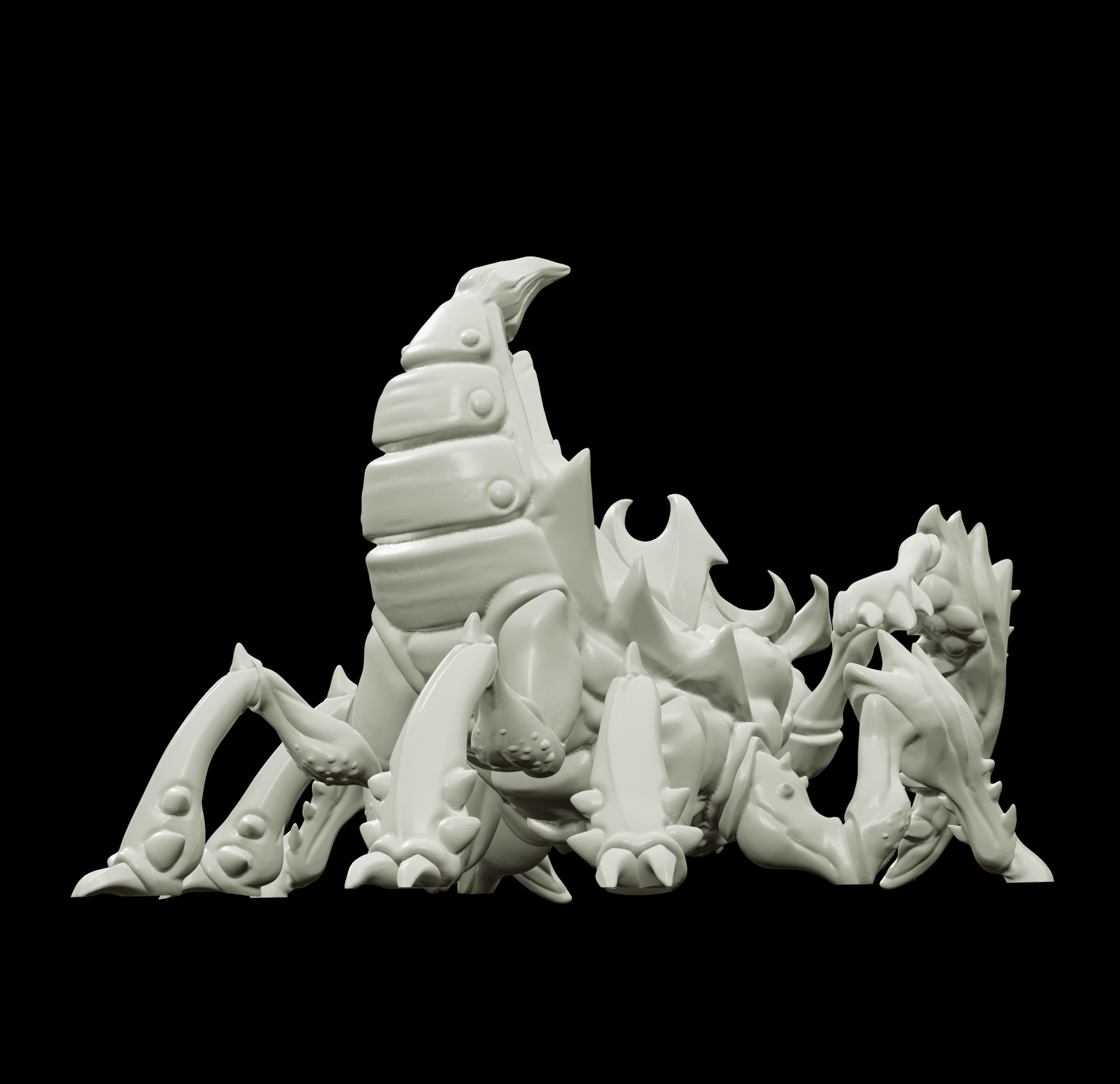 3D Printed Bestiary Vol. 4 Nafarrate - Khepri Demon Fiend 32mm Ragnarok D&D - 3D Printing Boss 