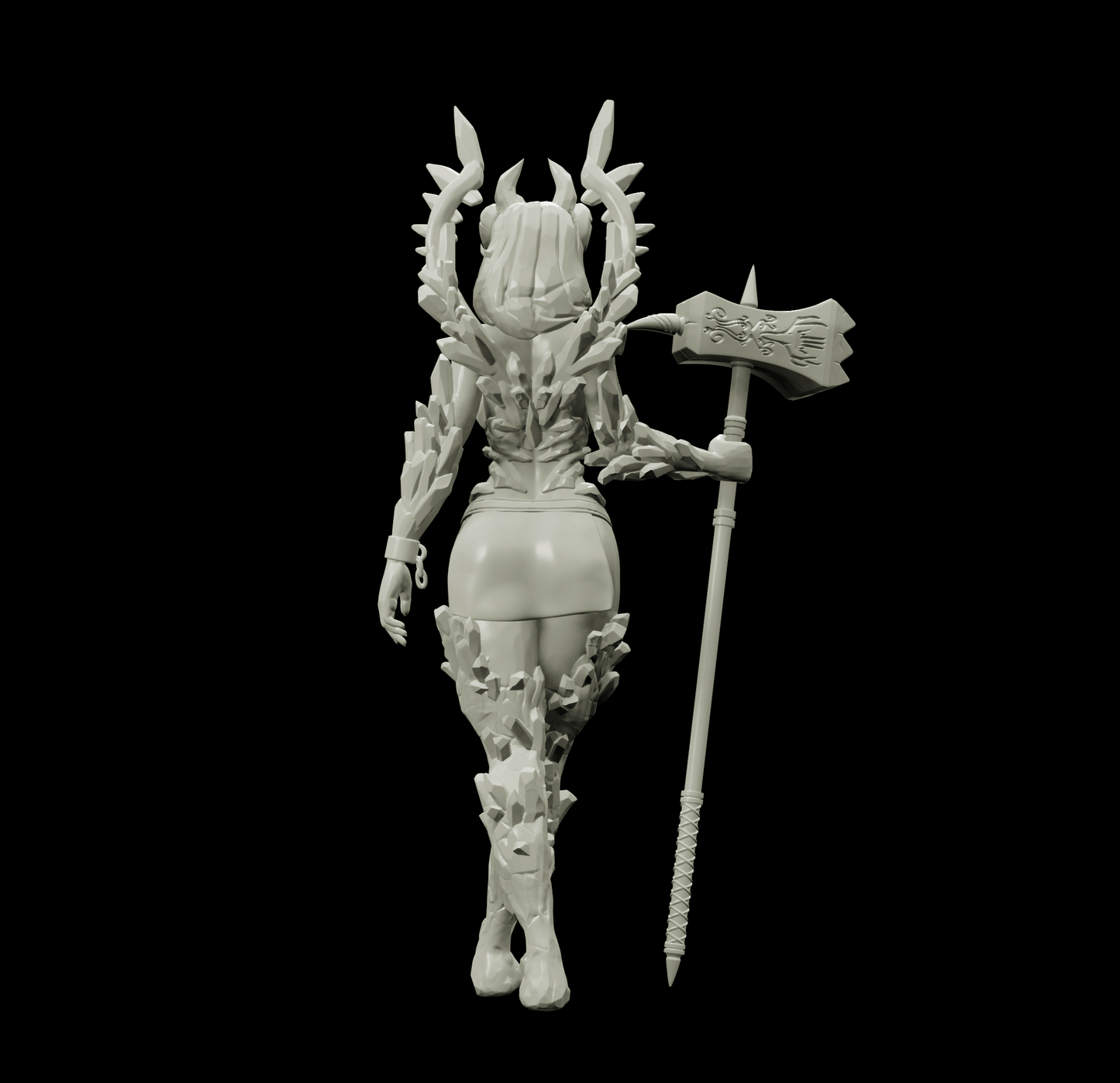 3D Printed Bestiary Vol. 4 Nafarrate - Laufrey Cambion Fiend 32mm Ragnarok D&D - 3D Printing Boss 