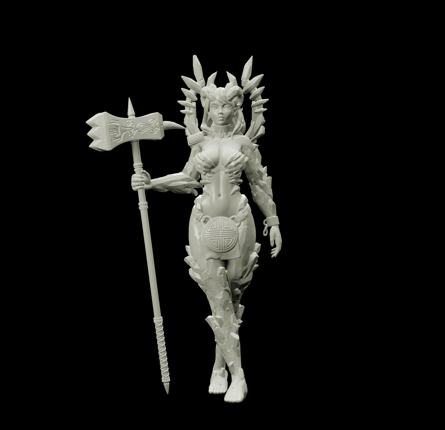 3D Printed Bestiary Vol. 4 Nafarrate - Laufrey Cambion Fiend 32mm Ragnarok D&D - 3D Printing Boss 