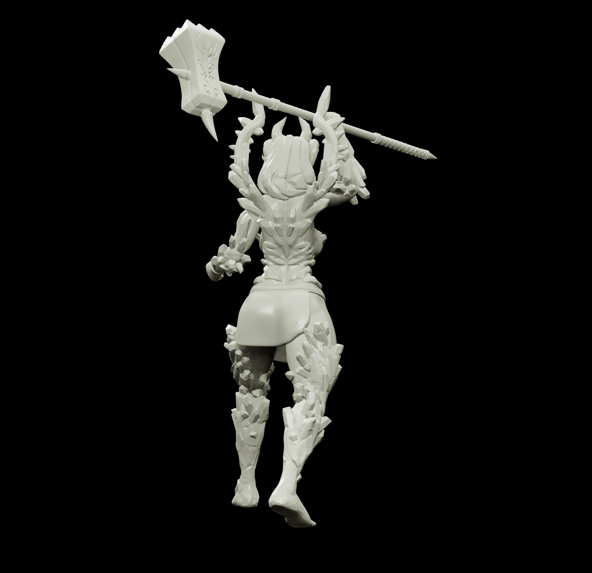 3D Printed Bestiary Vol. 4 Nafarrate - Laufrey Cambion Fiend 32mm Ragnarok D&D - 3D Printing Boss 