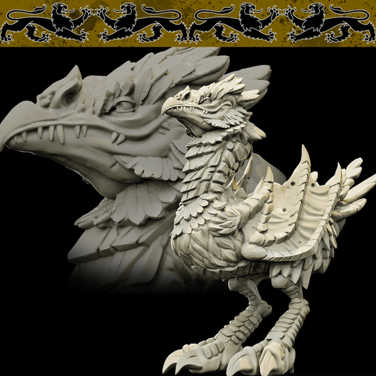 3D Printed Bestiary Vol. 4 Nafarrate - Meccury Bird 32mm Ragnarok D&D - 3D Printing Boss 