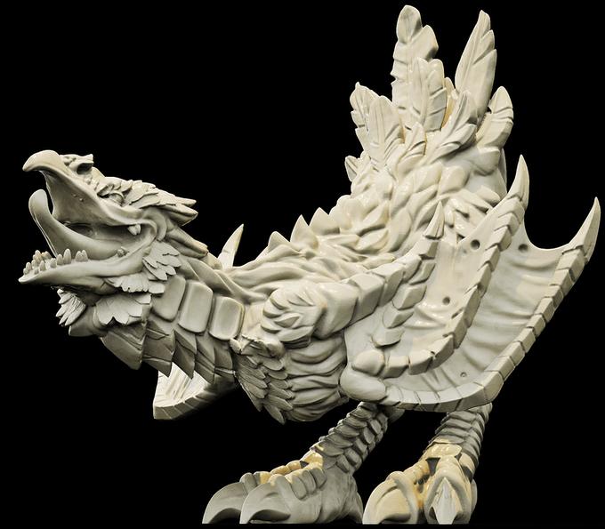 3D Printed Bestiary Vol. 4 Nafarrate - Meccury Bird 32mm Ragnarok D&D - 3D Printing Boss 