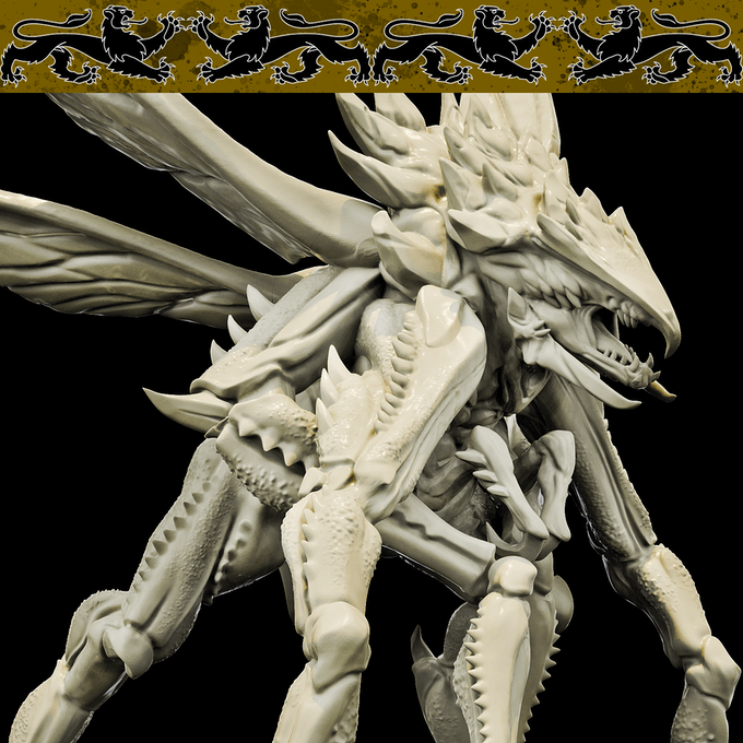 3D Printed Bestiary Vol. 4 Nafarrate - Primirus Shapechanger 32mm Ragnarok D&D - 3D Printing Boss 