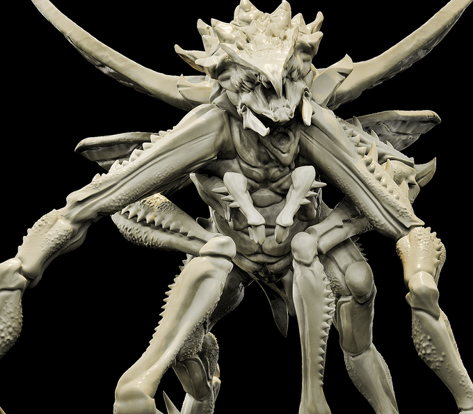 3D Printed Bestiary Vol. 4 Nafarrate - Primirus Shapechanger 32mm Ragnarok D&D - 3D Printing Boss 