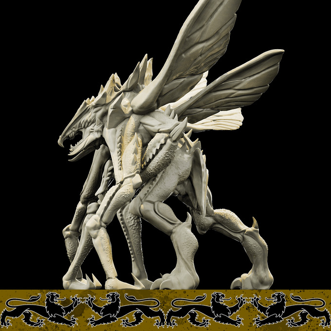 3D Printed Bestiary Vol. 4 Nafarrate - Primirus Shapechanger 32mm Ragnarok D&D - 3D Printing Boss 