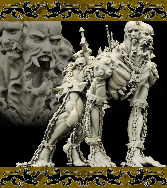 3D Printed Bestiary Vol. 4 Nafarrate - Prometheus in Chains 32mm Ragnarok D&D - 3D Printing Boss 