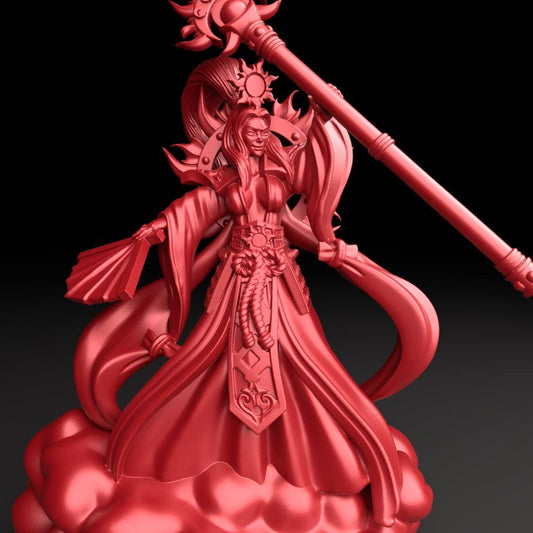 3D Printed Bestiary Vol. 5 Nafarrate - Amaterasu 32mm Ragnarok D&D - 3D Printing Boss 
