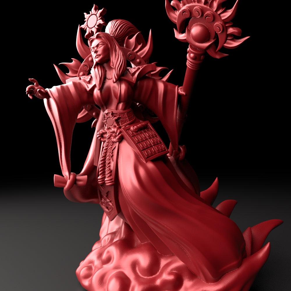 3D Printed Bestiary Vol. 5 Nafarrate - Amaterasu 32mm Ragnarok D&D - 3D Printing Boss 