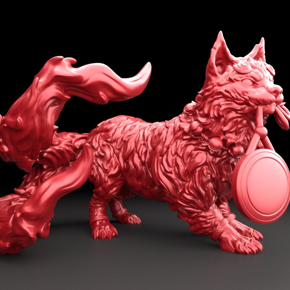 3D Printed Bestiary Vol. 5 Nafarrate - Bakeneko 32mm Ragnarok D&D - 3D Printing Boss 