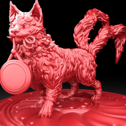 3D Printed Bestiary Vol. 5 Nafarrate - Bakeneko 32mm Ragnarok D&D - 3D Printing Boss 