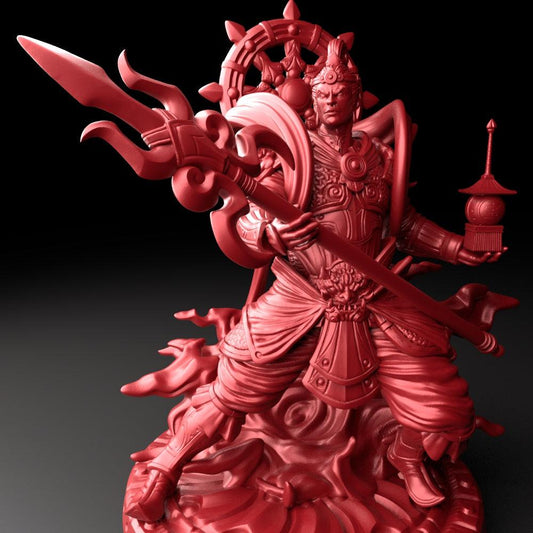 3D Printed Bestiary Vol. 5 Nafarrate - Bishamonten 32mm Ragnarok D&D - 3D Printing Boss 