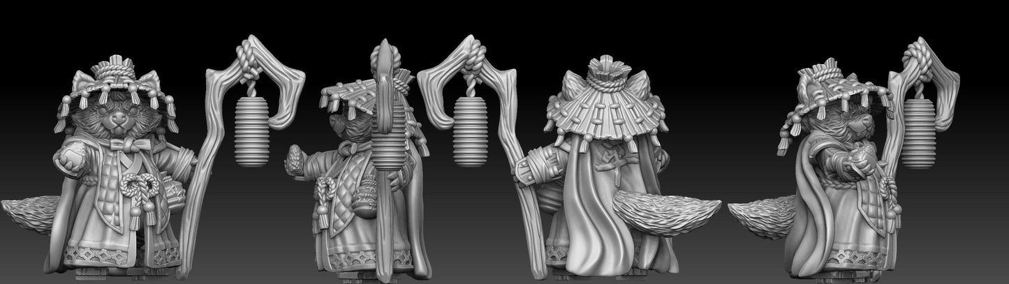 3D Printed Bestiary Vol. 5 Nafarrate Danzaburou - 32mm Ragnarok D&D - 3D Printing Boss 