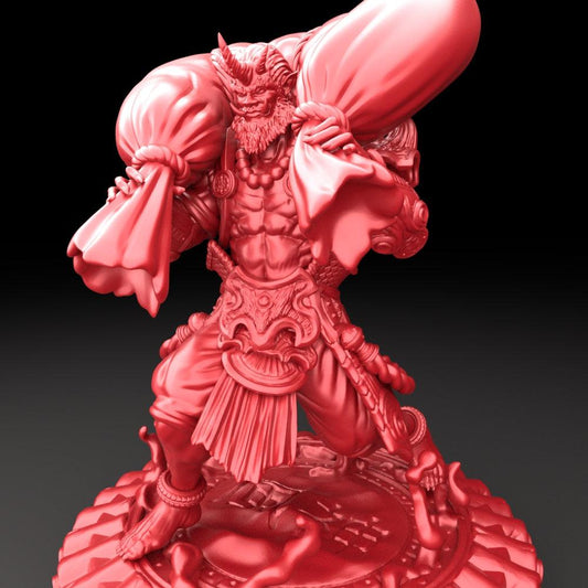 3D Printed Bestiary Vol. 5 Nafarrate Fujin - 32mm Ragnarok D&D - 3D Printing Boss 